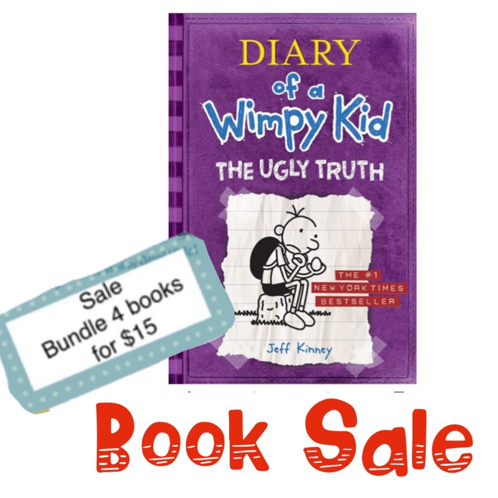 4 for $15 Book Sale: Diary of a Wimpy Kid: The Ugly Truth - Purple Cover